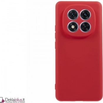 Liquid Air silikoninis dėklas su kameros apsauga - raudonas Xiaomi Redmi Note 14 Pro 4G/5G/Note 14 Pro Plus/Poco X7 5G